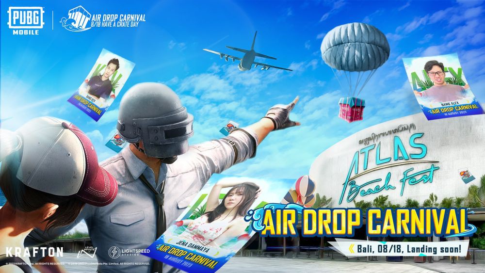 Temukan dan Foto Bersama Air Drop Raksasa PUBG MOBILE di Bali!