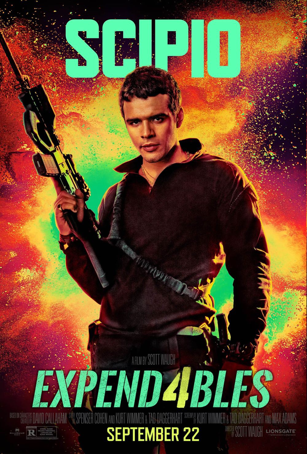 Poster Scipio sebagai Galan - The Expandables 4