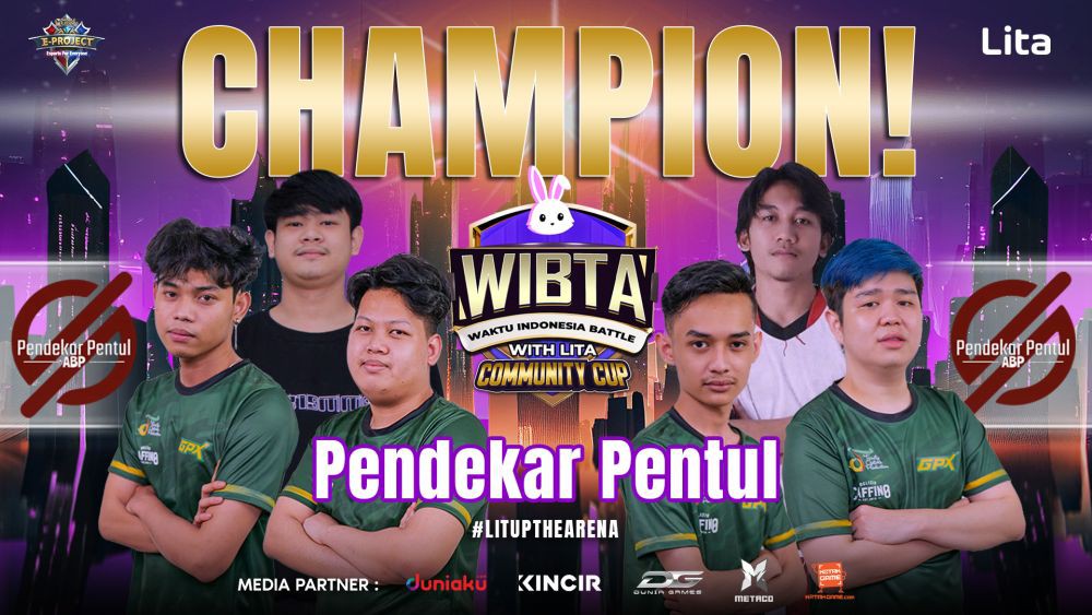 Berlangsung Sengit, Pendekar Pentul Juarai WIBTA Community Cup!