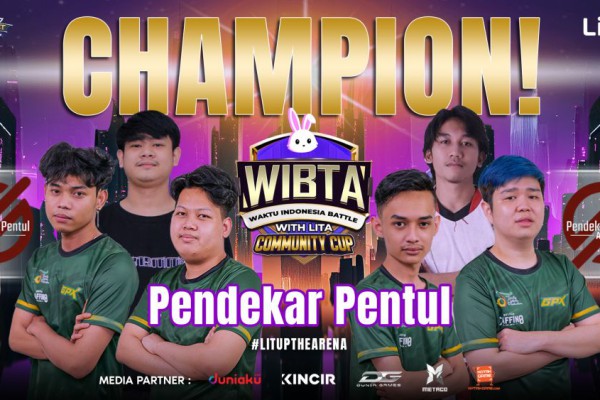 Berlangsung Sengit, Pendekar Pentul Juarai WIBTA Community Cup!