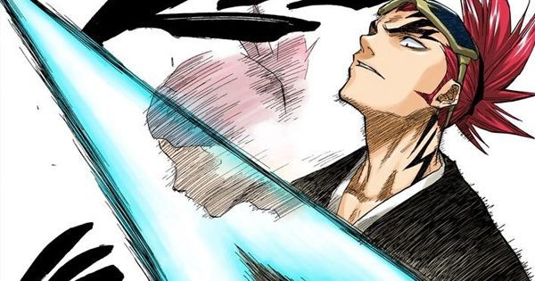 Renji menghindari tembakan panah Ishida - Bleach