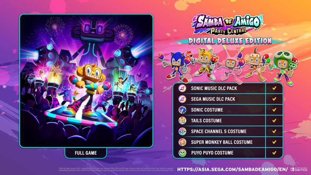 Samba de Amigo: Party Central Telah Rilis untuk Nintendo Switch