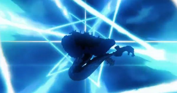 Luffy bergerak secepat kilat dengan memakai petir sebagai tali pelontar - One Piece