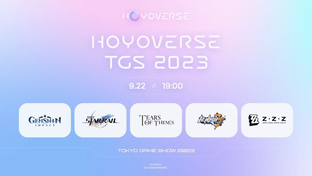 HoYoverse Hadirkan 5 Game Populer ke Tokyo Game Show 2023