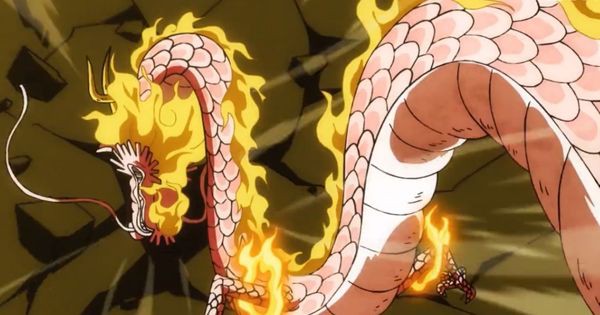 Momonosuke menubrukkan diri ke Onigashima - One Piece