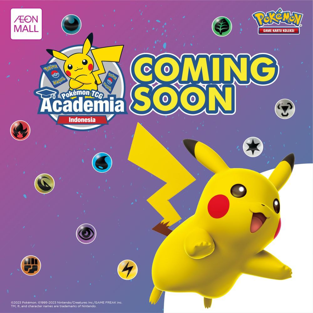 Pokémon TCG Academia Hadir di Empat Mall AEON Jabodetabek