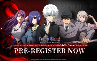 Pra-Registrasi Game Mobile Tokyo Ghoul:
Break the Chains Resmi Dibuka!