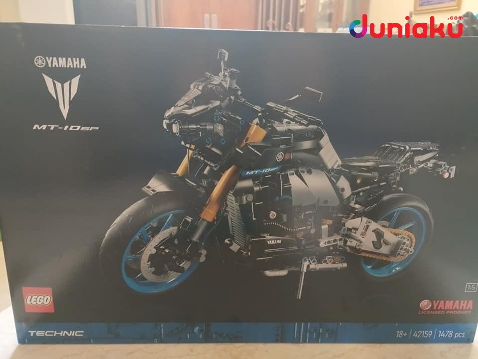 Review LEGO Technic Yamaha MT-10 SP, Motor yang Sangat Detail