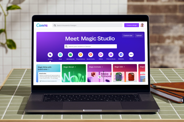 Canva Meluncurkan Fitur Magic Studio, Tool Desain Serbabisa via AI!