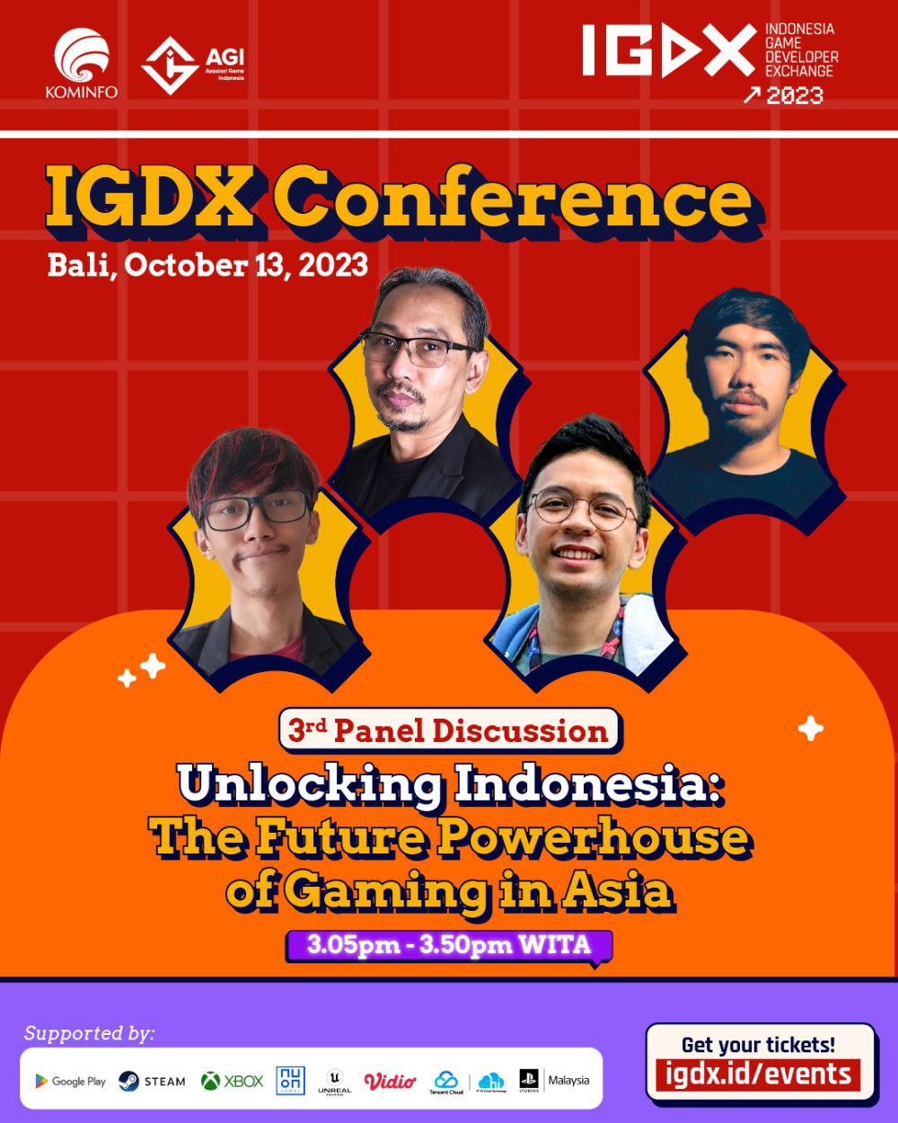 Ini 4 Panel IGDX Conference 2023 dan Para Pembicaranya!