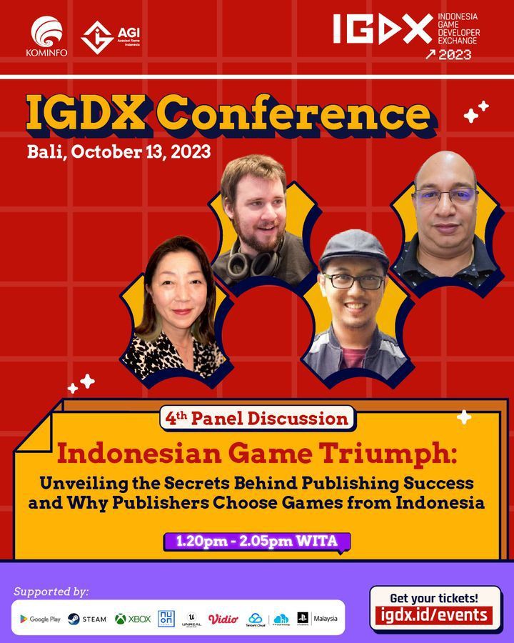 Ini 4 Panel IGDX Conference 2023 dan Para Pembicaranya!