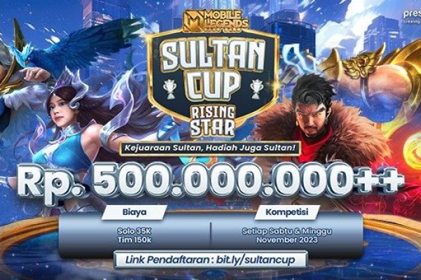 Mobile Legends: Bang Bang Sultan Cup Rising Star 2023 Dibuka!