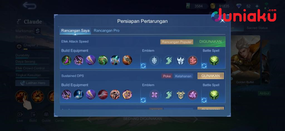 Screenshot Mobile Legends oleh Viky Nursyafira (dok. Moonton/ Mobile Legends)