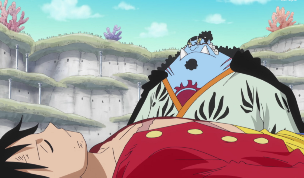 One Piece Jinbei dan Luffy