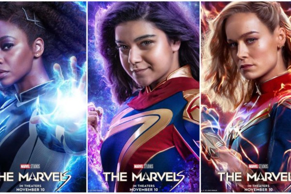 6 Poster Karakter The Marvels, Ada Brie Larson hingga Park Seo-Joon!