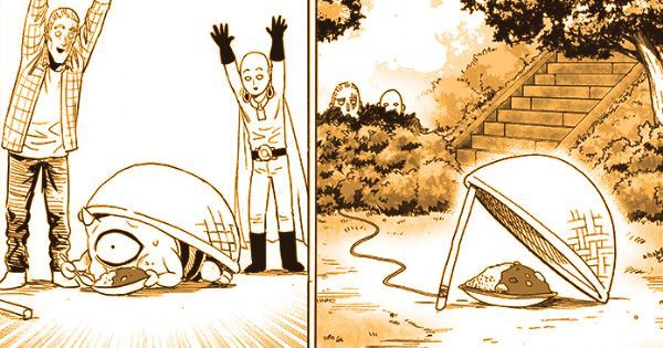6 Perbandingan One Punch Man 194 Versi Manga dan Webcomic!