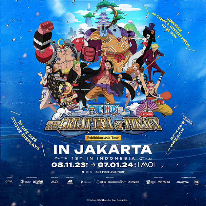 One Piece Exhibition Asia Tour 2023 Segera Hadir di Jakarta!
