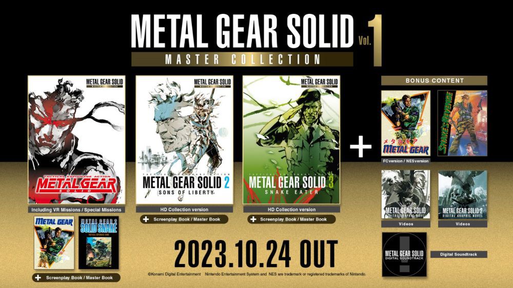 METAL GEAR SOLID: MASTER COLLECTION Vol. 1 Resmi Rilis, Ini Bonusnya!