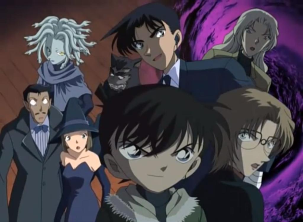 Detective Conan Head-to-Head Match with the Black Organization: A Dual Mystery on a Full Moon Night