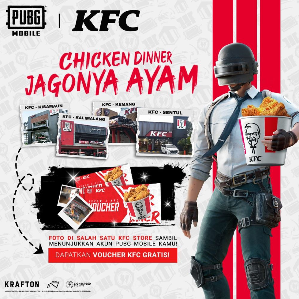 Kolaborasi PUBG Mobile x KFC Resmi Dibuka dengan Turnamen Publik!