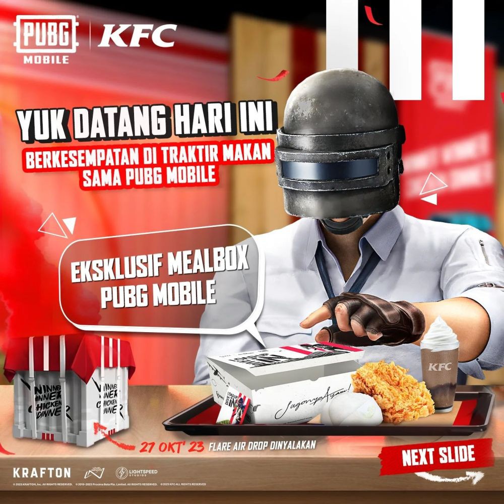 Kolaborasi PUBG Mobile x KFC Resmi Dibuka dengan Turnamen Publik!