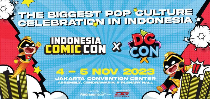 Kolaborasi Indonesia Comic Con x DG Con 2023 Hadir, ini Keseruannya!