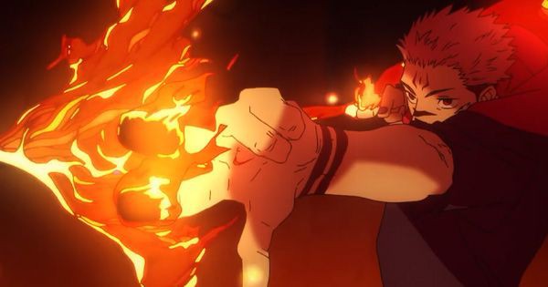 Sukuna menggunakan panah api - Jujutsu Kaisen 2