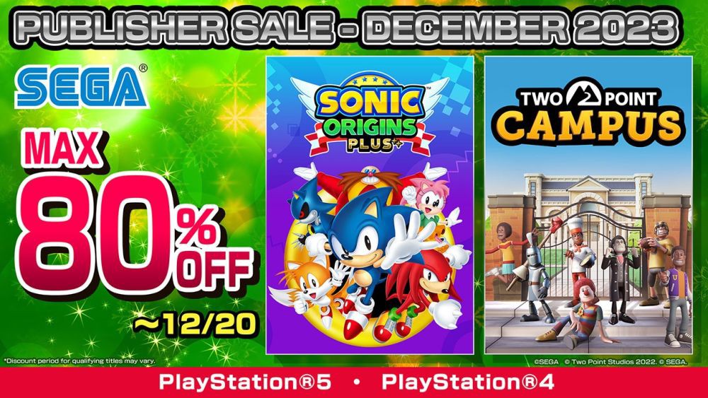 SEGA Publisher Sale Desember 2023 Berlangsung di PlayStation Store