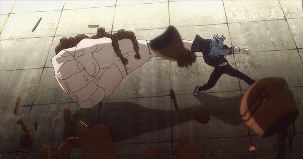Mahito menghancurkan boneka Mechamaru - Jujutsu Kaisen 2