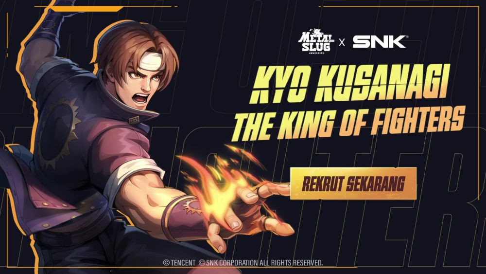 Metal Slug: Awakening x King of Fighters Hadirkan Kyo Kusanagi!