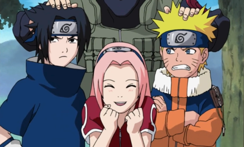 Naruto, Sasuke, dan Sakura