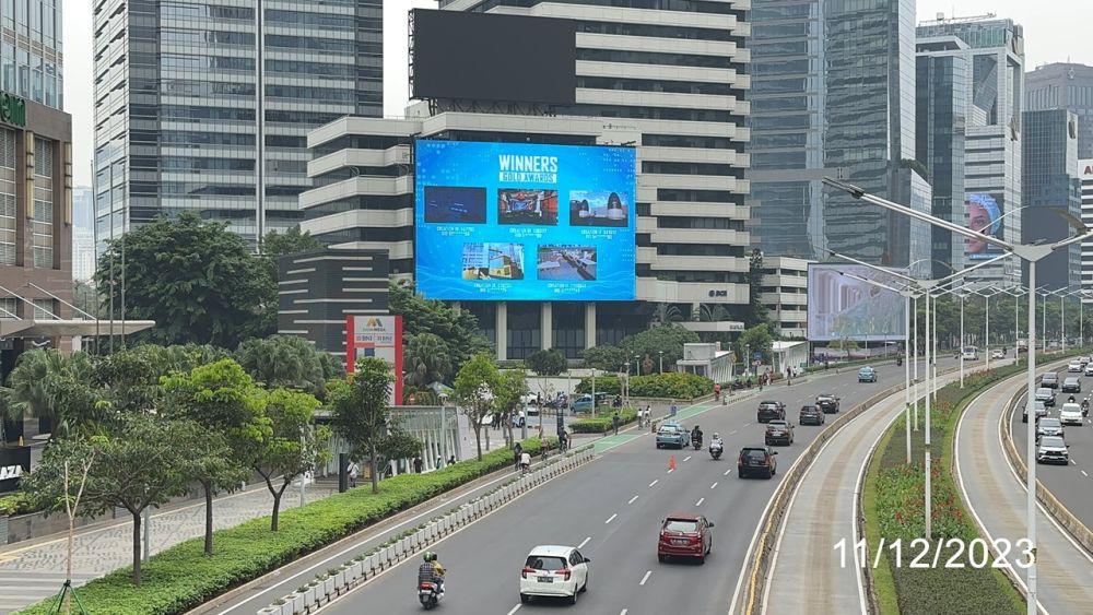 PUBG MOBILE Tayangkan Karya Kreator Konten di Billboard Sudirman!