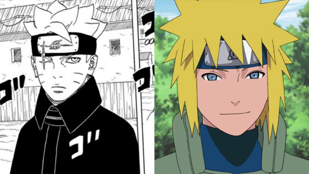 5 Kemiripan Boruto dengan Minato! Lebih Mirip Kakeknya? 