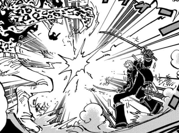 7 Hal Menarik dari Momen Zoro Menebas Lucci di One Piece 1110
