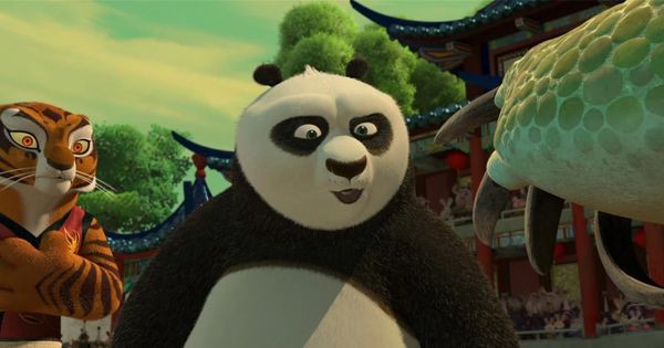 Oogway menunjuk Po sebagai Dragon Warrior - Kung Fu Panda