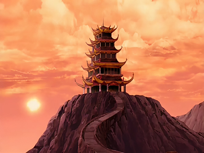 The Crescent Island Fire Temple - Kuil Avatar