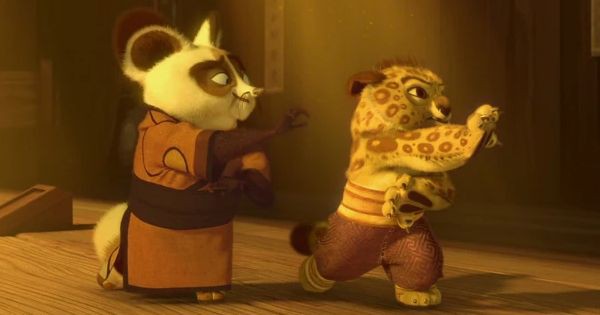 Shifu melatih Tai Lung kecil - Kung Fu Panda