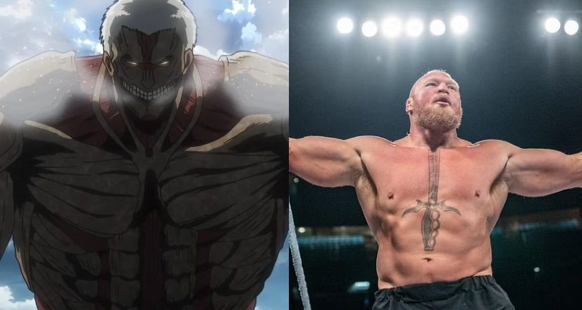 Armored Titan terinspirasi dari Brock Lesnar