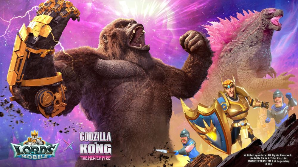Lords Mobile Hadirkan Kolaborasi Godzilla X Kong!