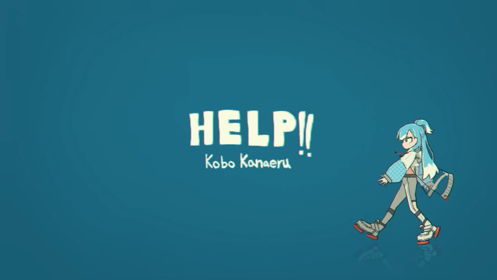 Lirik Lagu HELP!! - Kobo Kanaeru: Lagu Original Ke-5