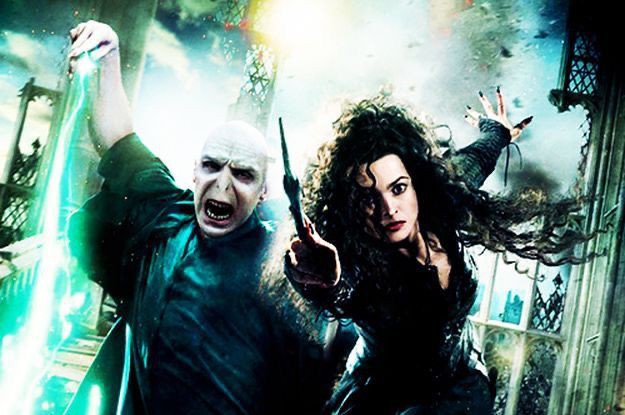 Voldemort dan Bellatirix, Villain tersadis (pinterest.com)