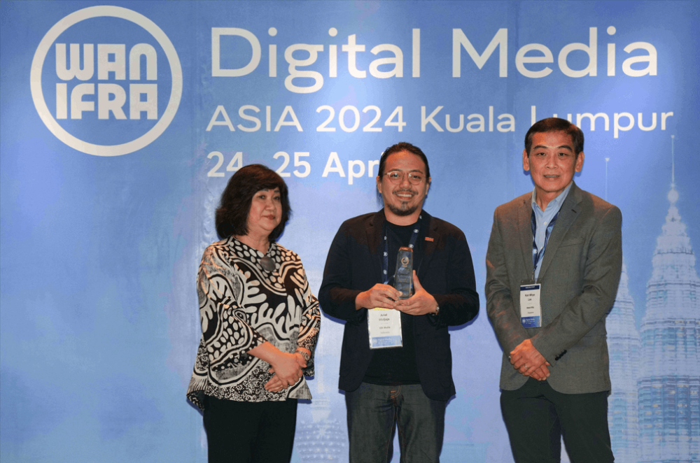 IDN Times mendapatkan Gold Winner pada kategori Best Use of AI in Revenue Strategy