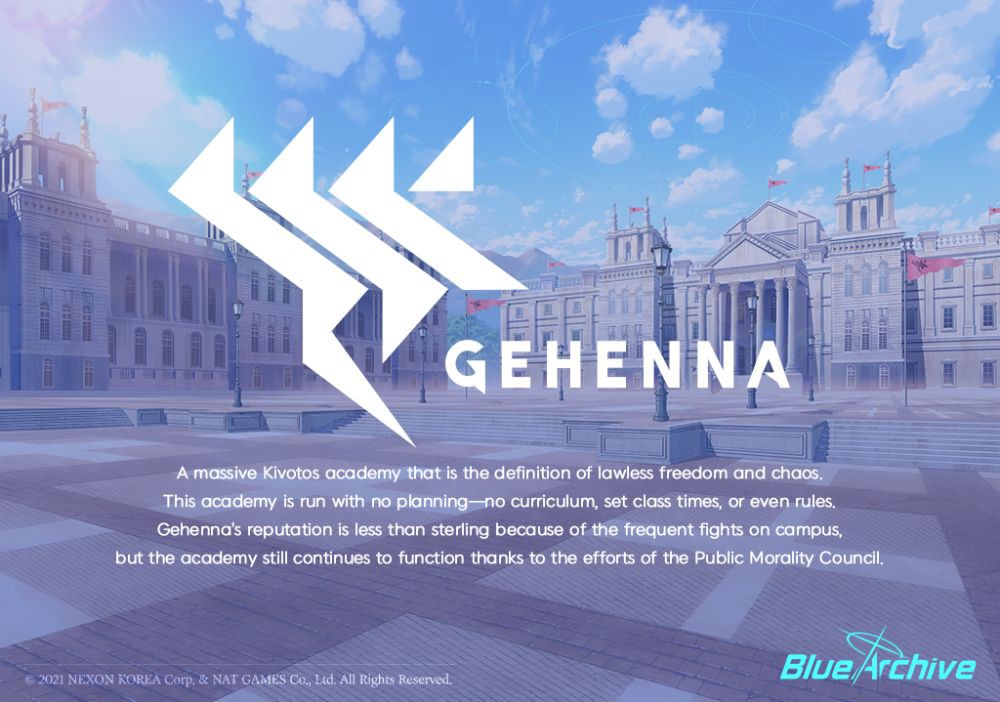 8 Fakta Gehenna Blue Archive, Sekolahnya Orang Jahanam!