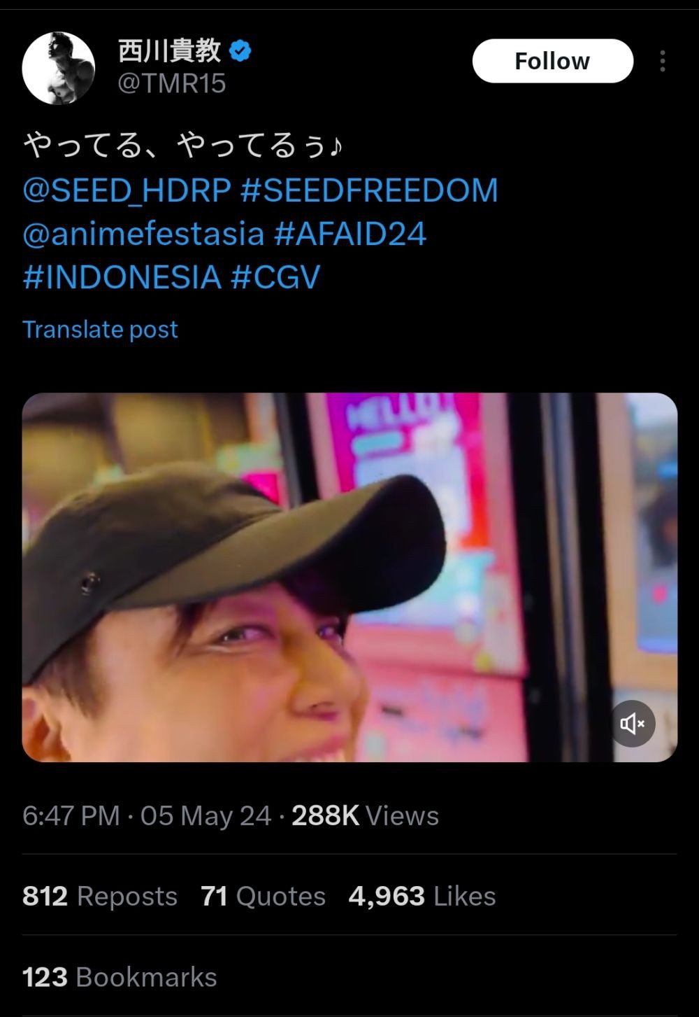 T.M. Revolution ke Bioskop Indonesia Nonton Gundam Seed Freedom?