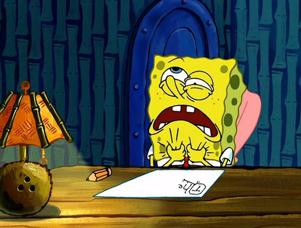 SpongeBob procrastination.jpg