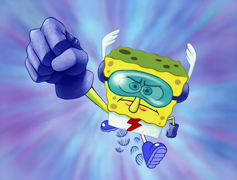 the quickster spongebob