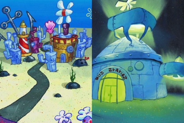 3 Perbedaan Rock Bottom dan Bikini Bottom di SpongeBob!