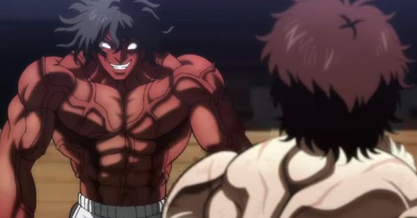 Baki dan Ohma dalam mode serius - Baki Hanma VS Kengan Ashura