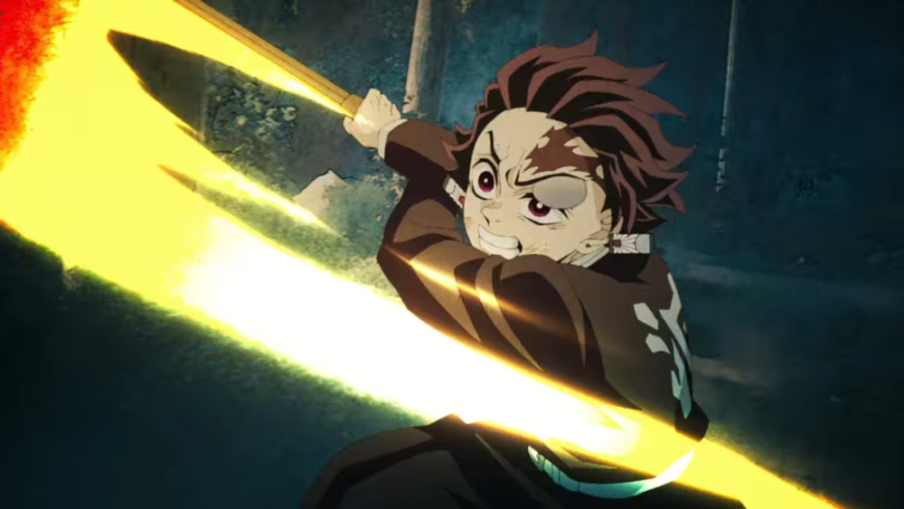 Tanjiro Kamado (dok. Ufotable/ Kimetsu no Yaiba Season 4 Hashira Training Arc)