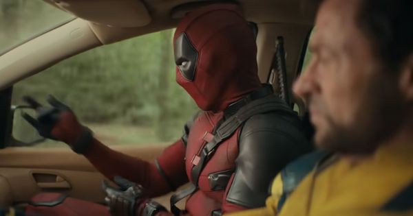 Deadpool meniru gerakan Spider-Man - Deadpool & Wolverine